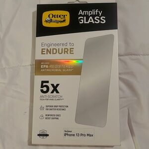 Brand new Otter otter Amplify Glass screen protector for iPhone 13 Pro Max.